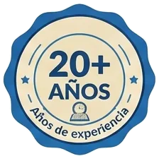 20+ años de experiencia