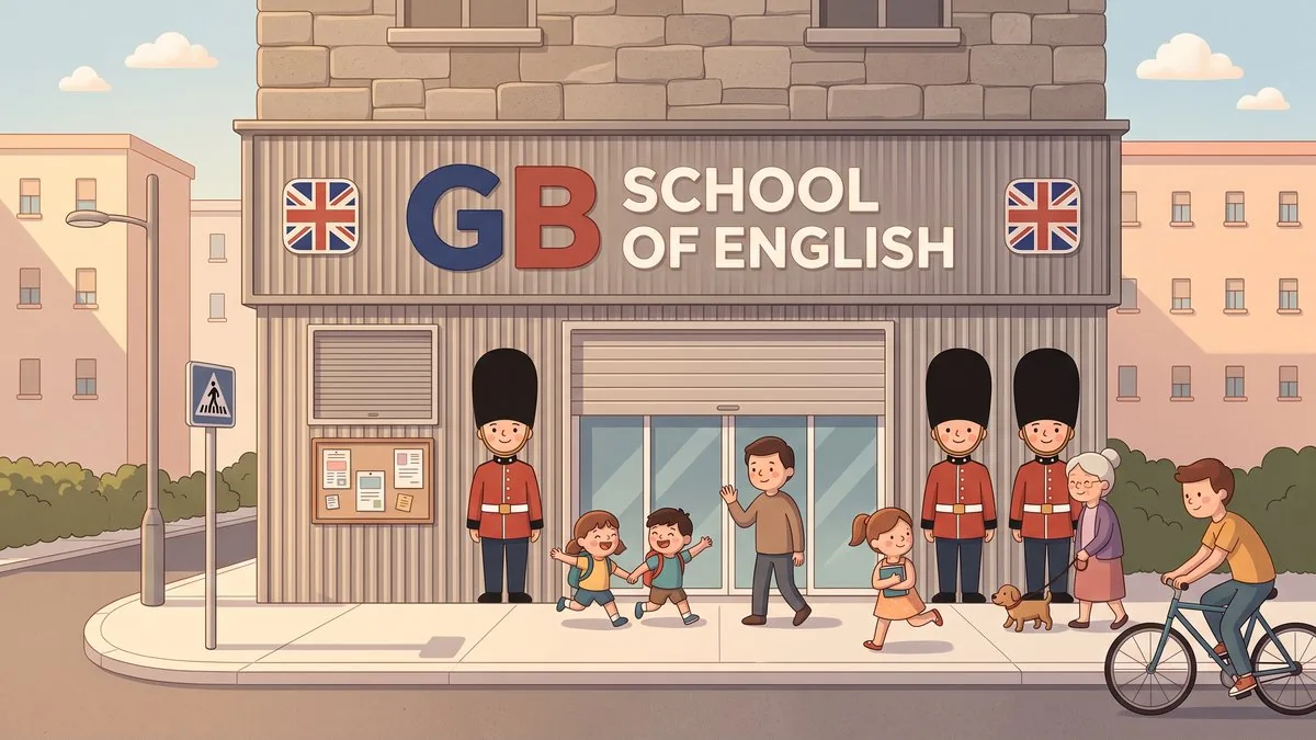 Fachada de GB School of English