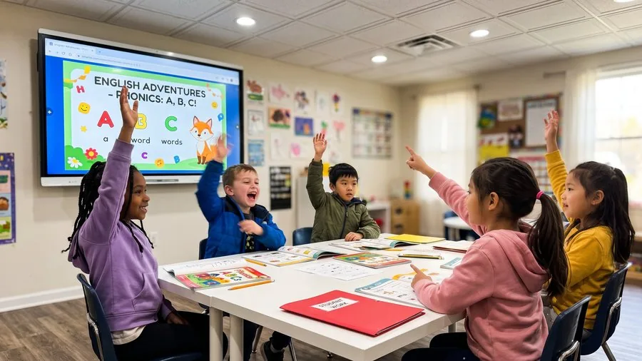 Alumnos del programa Niños y adolescentes