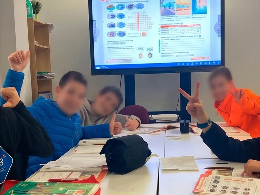 Alumnos del programa Niños y adolescentes